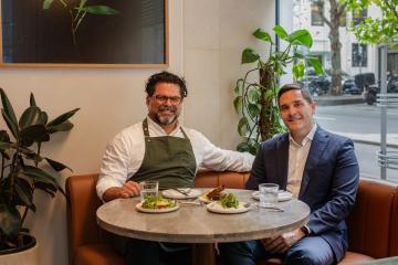 Chef Alejandro Saravia and Matthew Brown, GPT Head of Office
